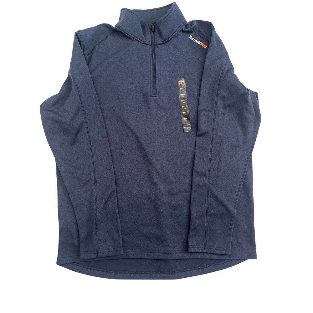 Timberland PRO Understory Quarter-Zip Long Sleeve Fleece - XL - Navy Blue